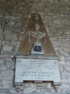 Memorial in Bromyard Church.