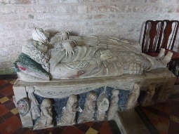 17th Century tomb in Castle Frome.