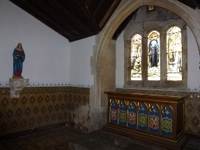 In the Chapel at Rotherwas.