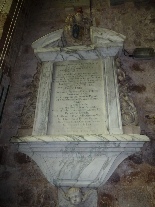 Memorial in Whitbourne Church.
