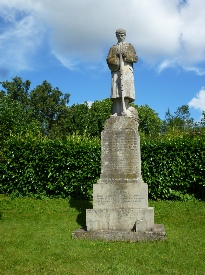 The war memorial in Almeley.